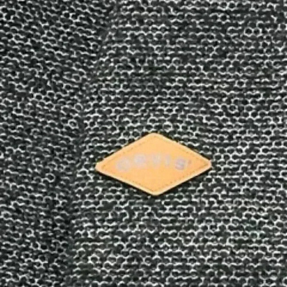 Orvis Warm Heavy 1/4 Zip Jacket fully Fleece Lined Pullover Black And Gray Tweed - Picture 7 of 10